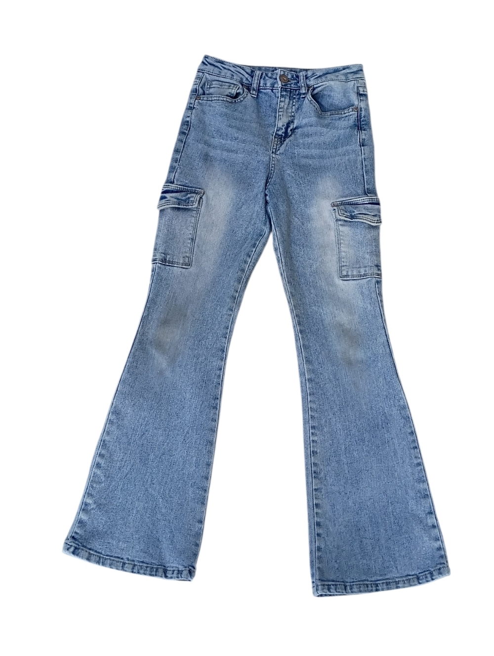 YMI Girl's Flared Cargo Jeans sz 10